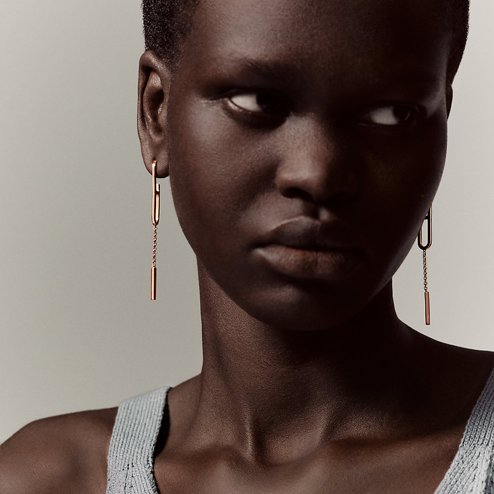 Ever Chaine d'ancre earrings, medium model | Hermès UK